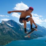 Skate en pleine nature