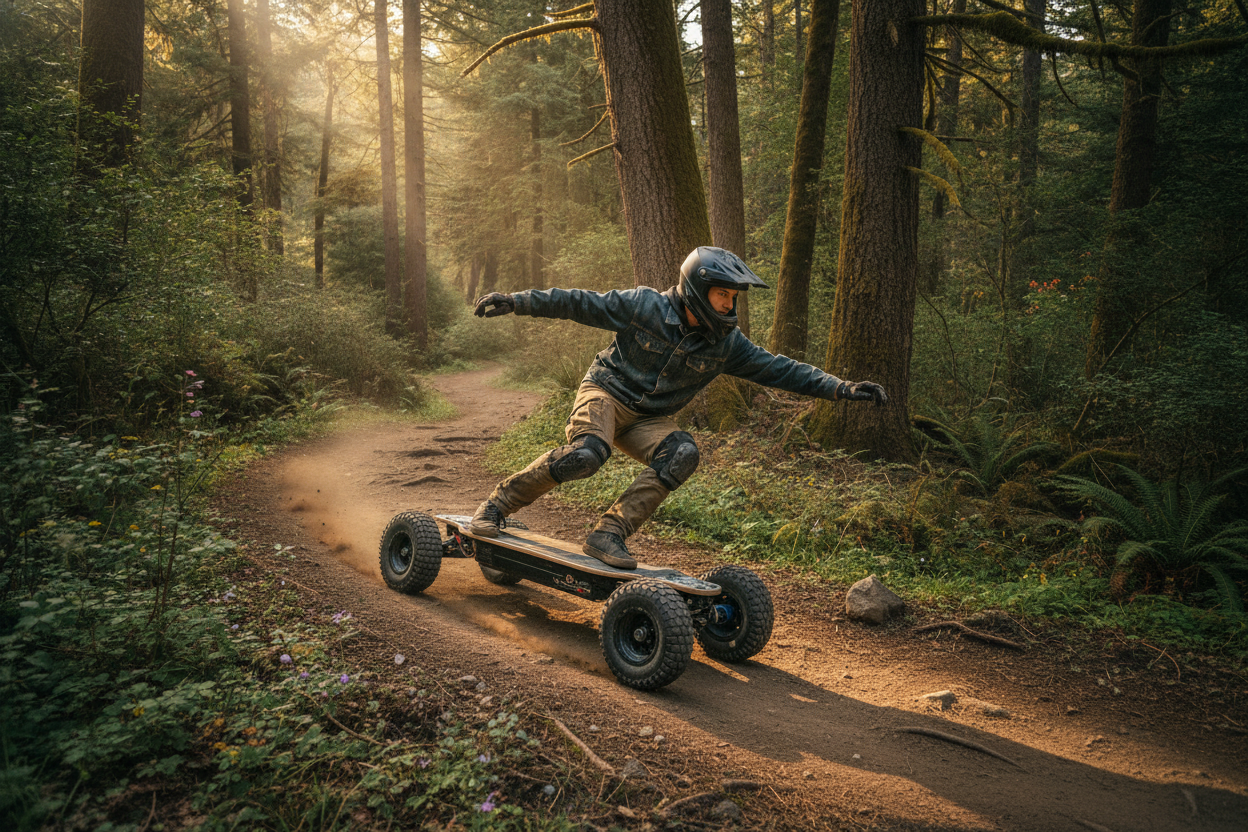 Skate électrique tout terrain : guide complet pour bien choisir
